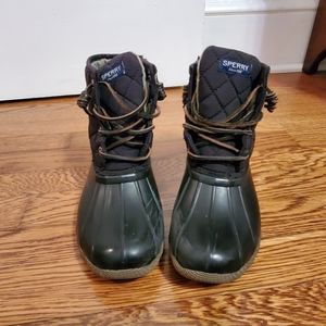 Sperry quilted duck boots